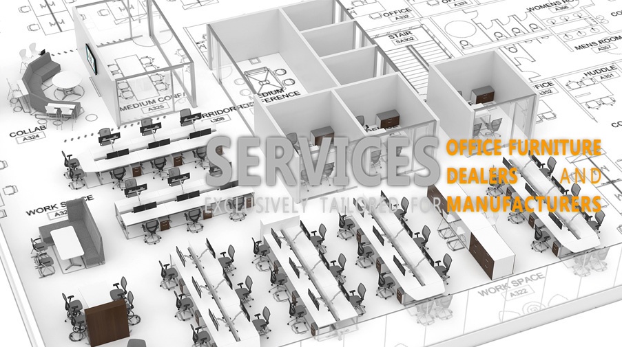 Services exclusively tailored for office furniture dealers and manufacturers